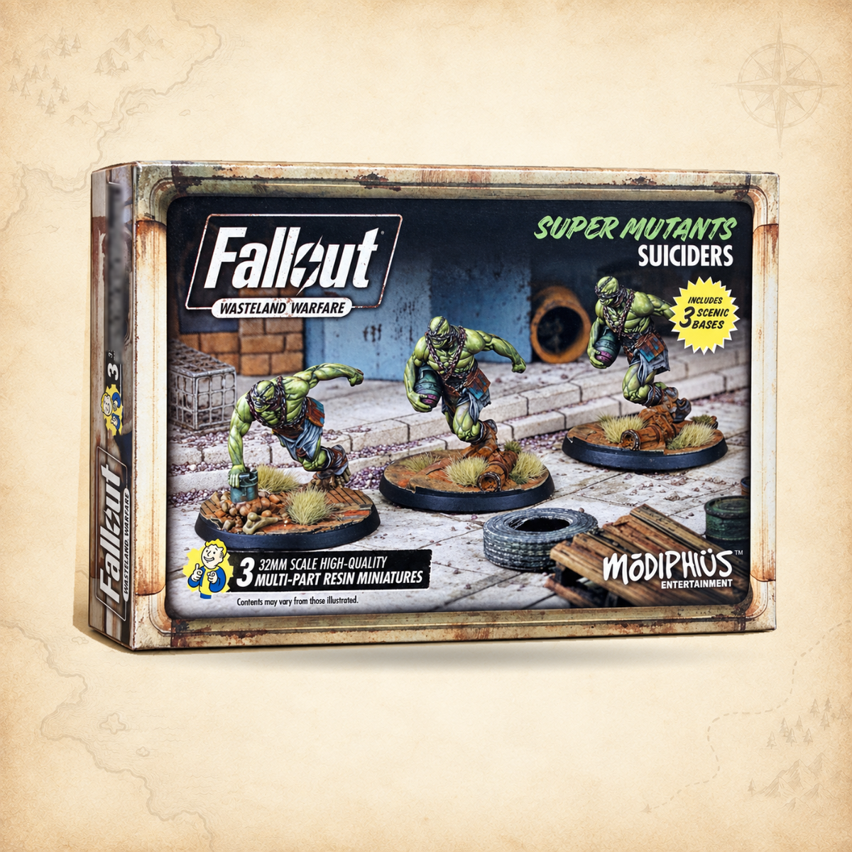 Fallout: Wasteland Warfare - Super Mutants Suiciders, box front