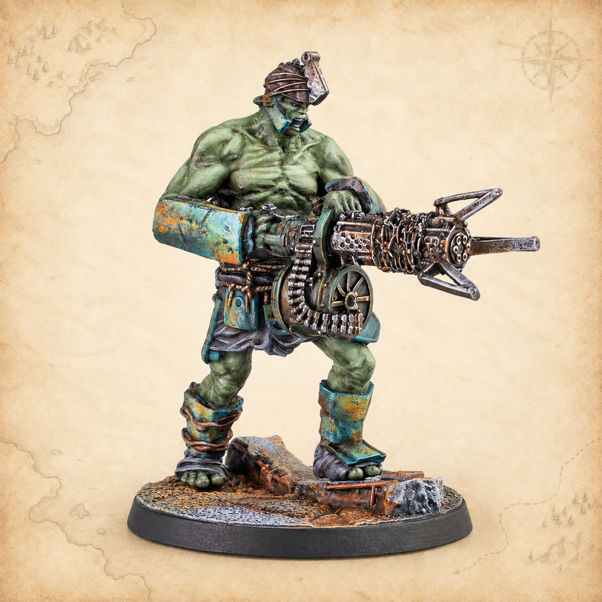 Fallout: Wasteland Warfare - Super Mutants Overlord and Fist, alternate view