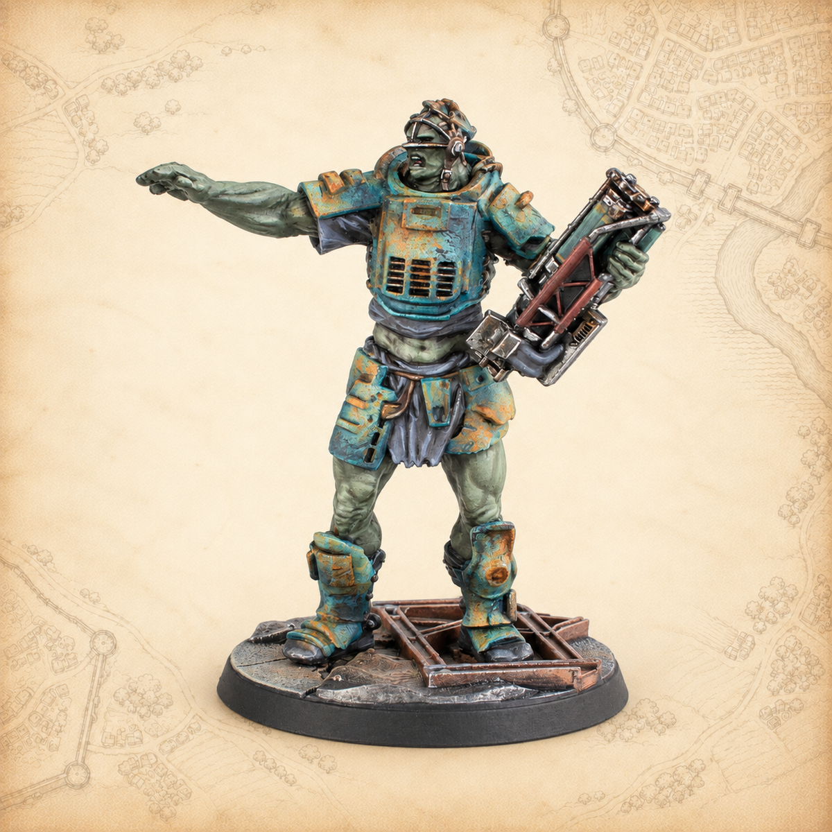 Fallout: Wasteland Warfare - Super Mutants Overlord and Fist, overlord
