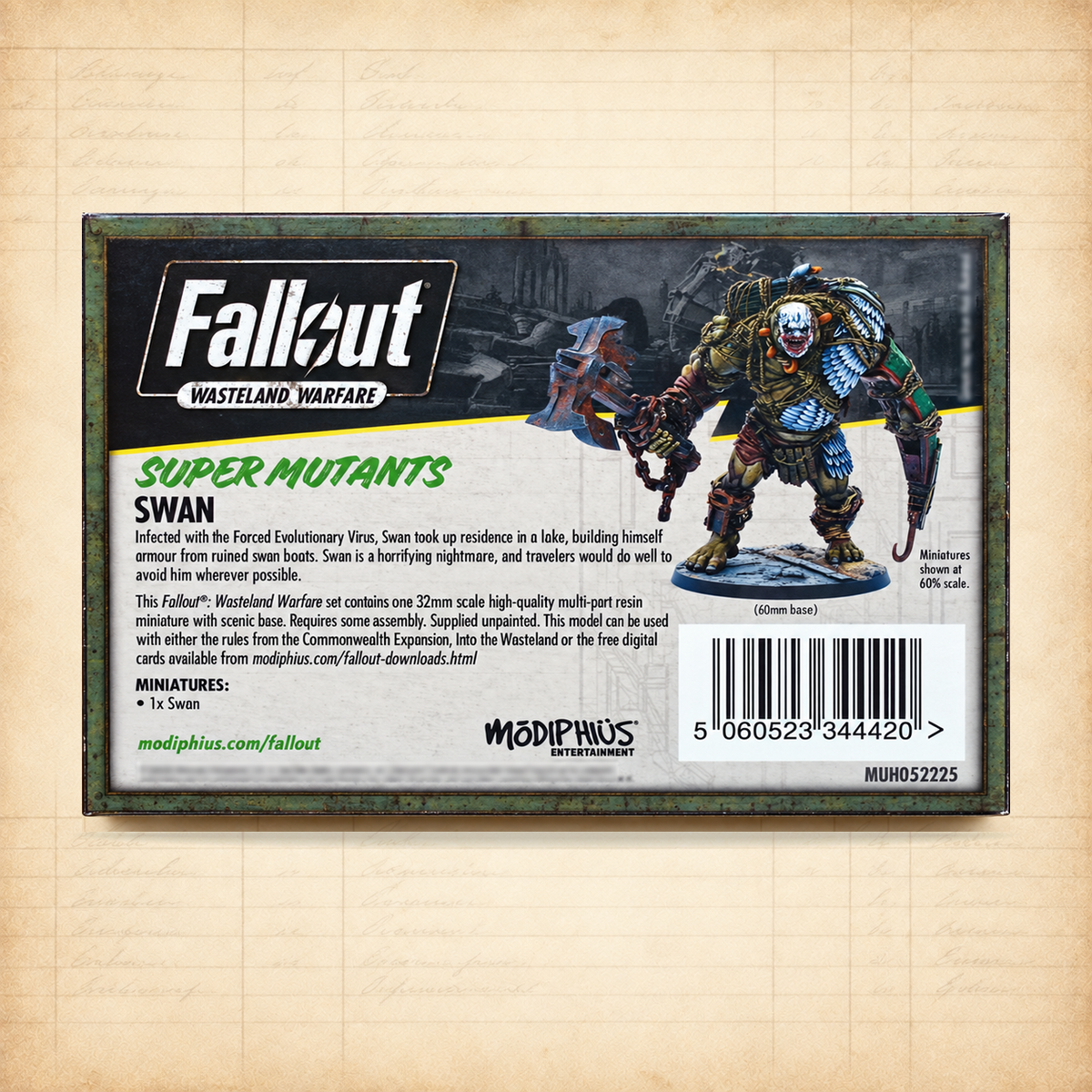 Fallout: Wasteland Warfare - Super Mutants Swan, box back