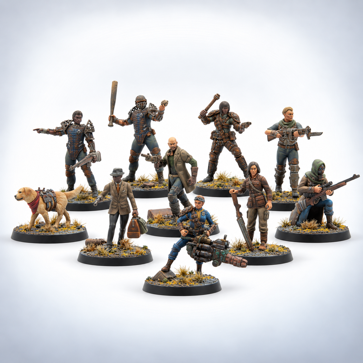 Fallout: Miniatures - Wasteland Survivors Core Box (Plastic), product