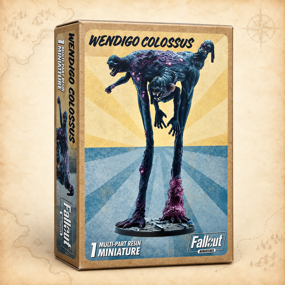 Fallout: Miniatures - Cryptids - Wendigo Colossus, box front