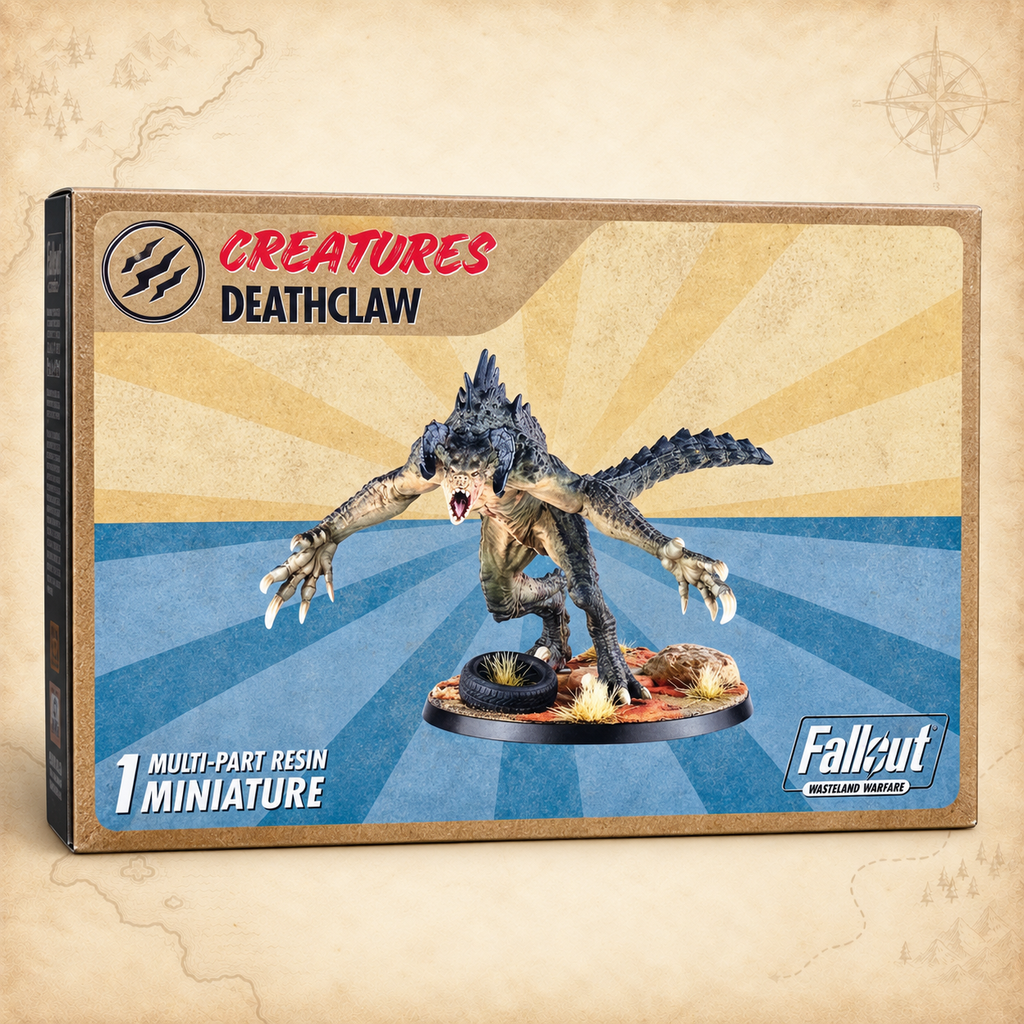 Fallout: Wasteland Warfare | Wasteland Creatures Deathclaw (2019), box front