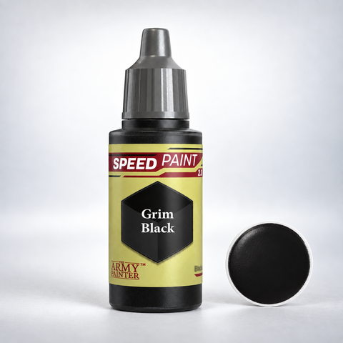 Army Painter: Speedpaint - Grim Black (18ml)