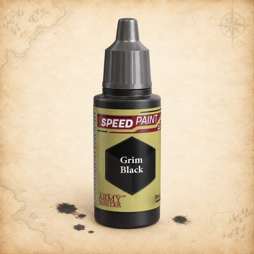 Army Painter: Speedpaint - Grim Black - 18ml, alternate view