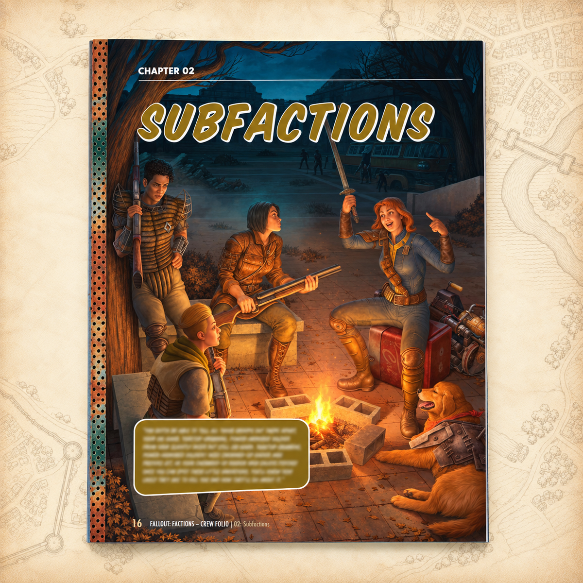Fallout: Factions - Crew Folio, inside pages 3