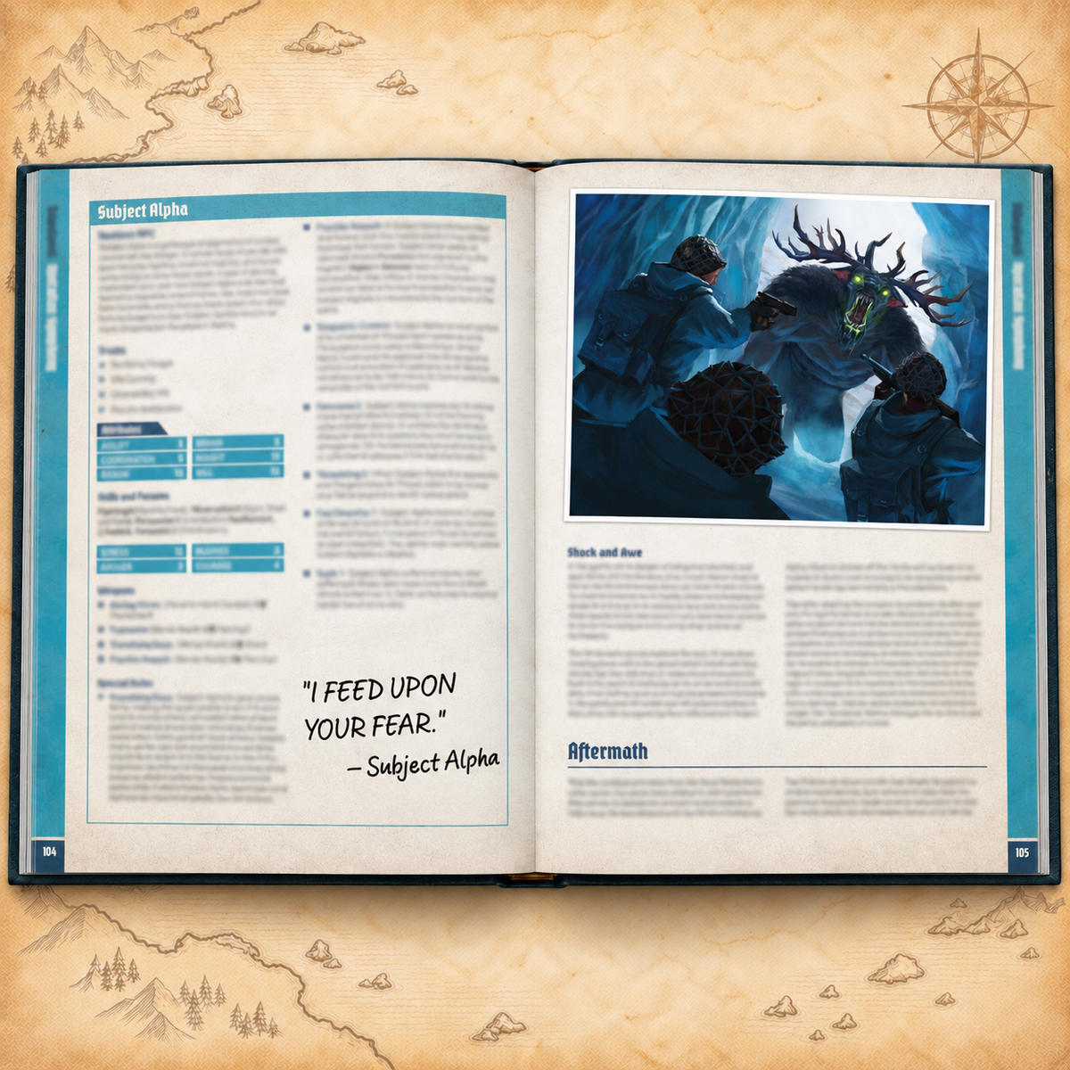 Achtung! Cthulhu: 2d20 The Norway Projekt (Supplement), inside pages 2
