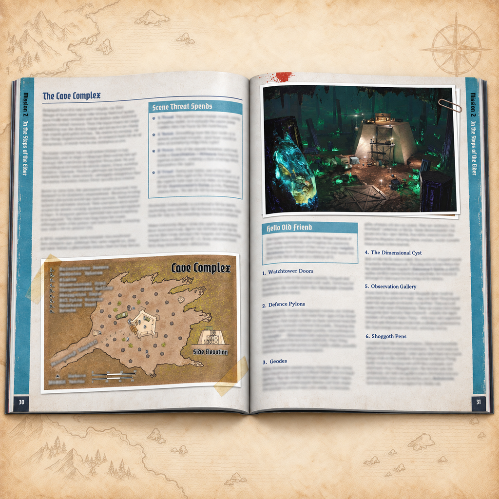 Achtung! Cthulhu: 2d20 Forest of Fear, inside pages