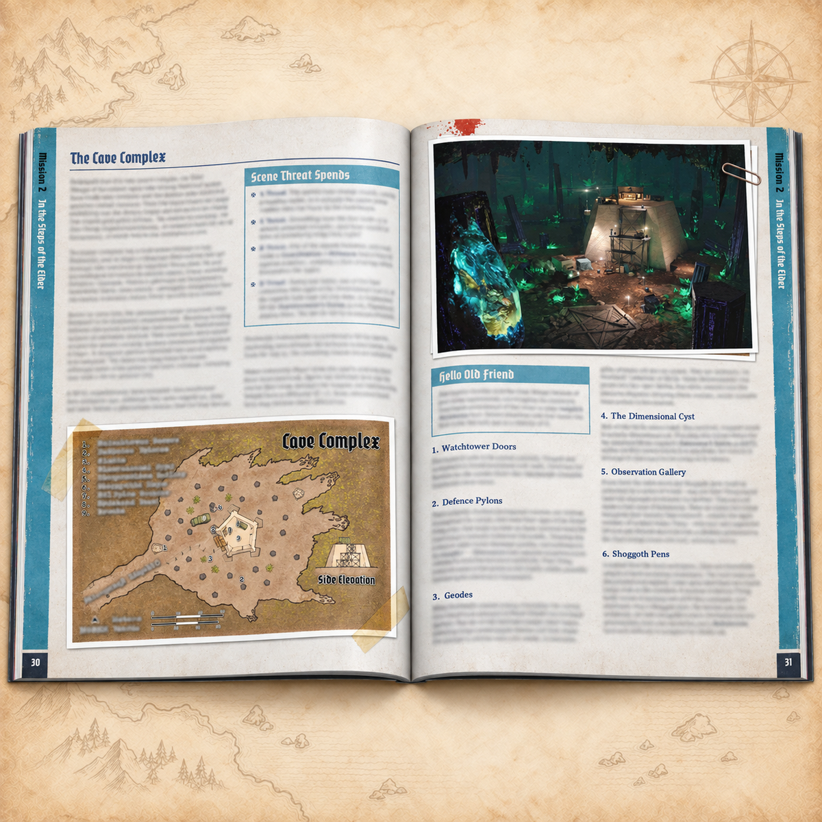 Achtung! Cthulhu: 2d20 Forest of Fear, inside pages