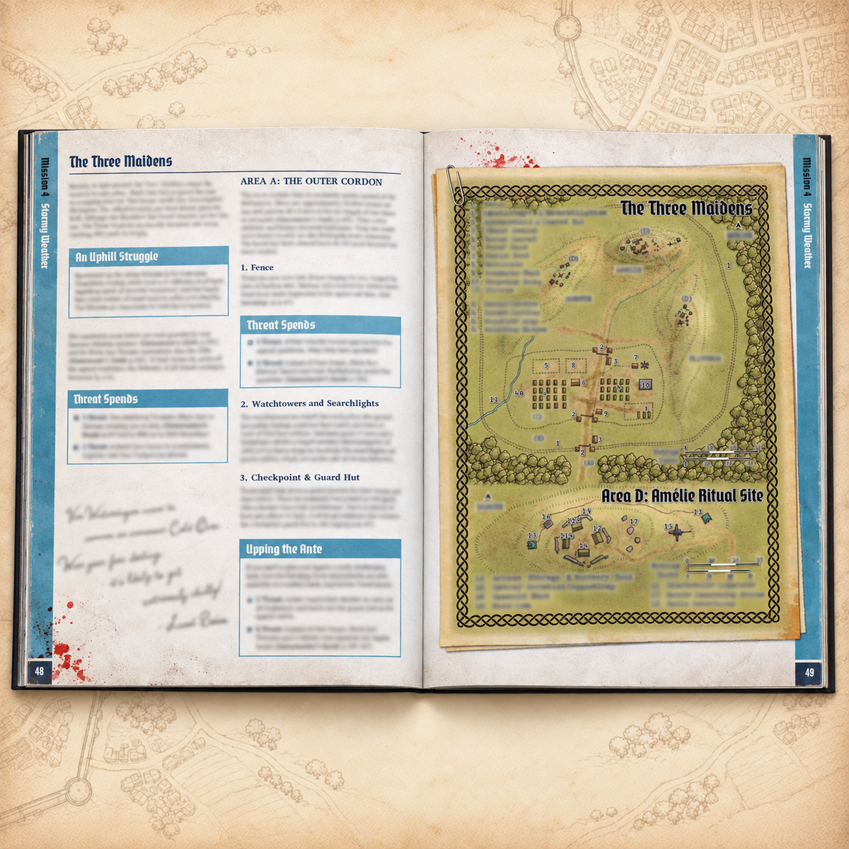 Achtung! Cthulhu: 2d20 Forest of Fear, inside pages 2