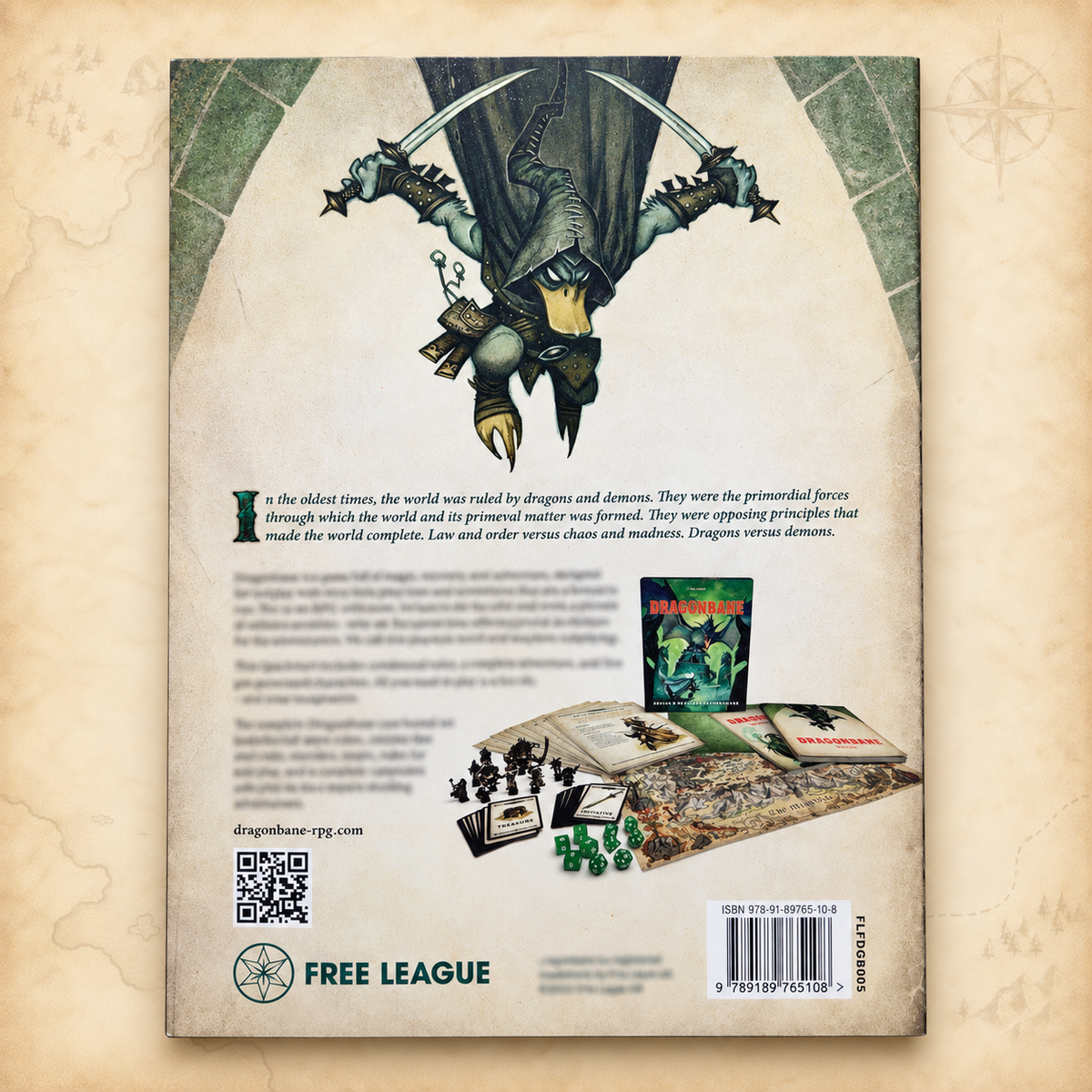 Dragonbane: Quickstart, back cover