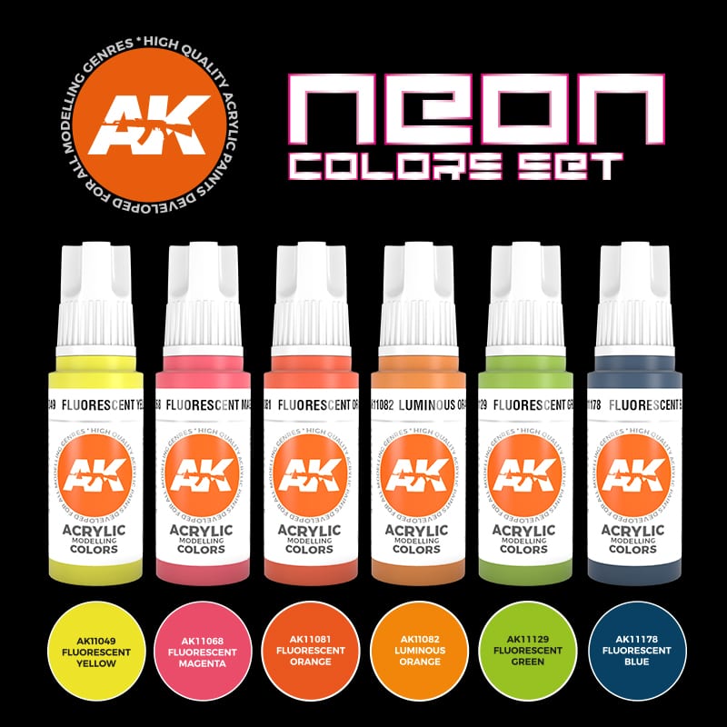 AK Interactive: 3G Neon Colors Set - product image 2
