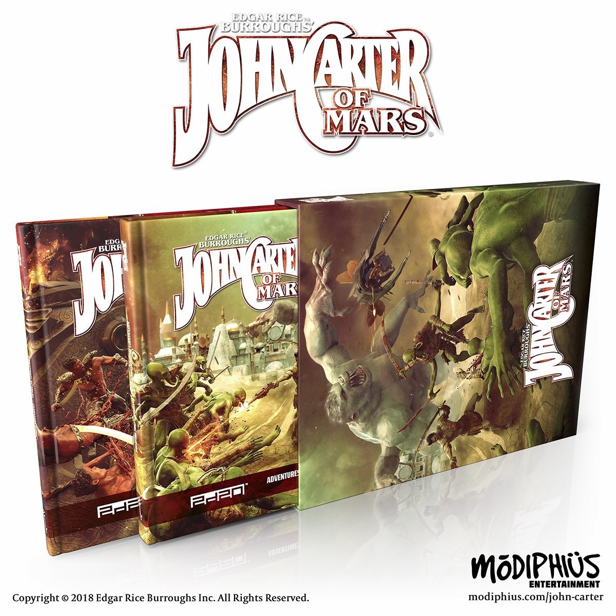 Modiphius: John Carter Collector's Slipcase Set