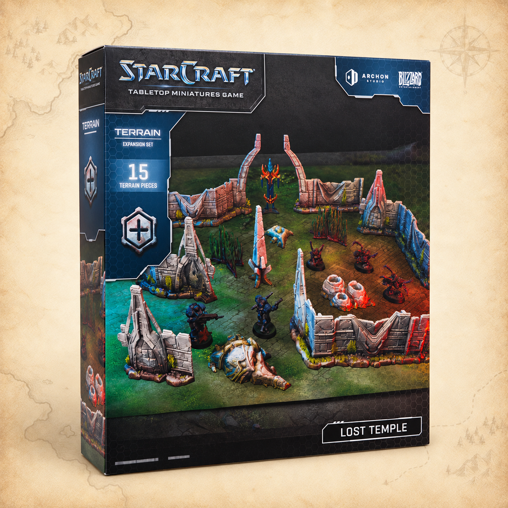 StarCraft: Lost Temple (Terrain Expansion Set), box front