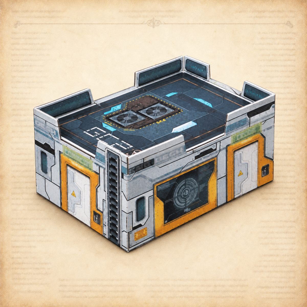 Infinity: Daedalus Gate Scenery Pack, assembled detail