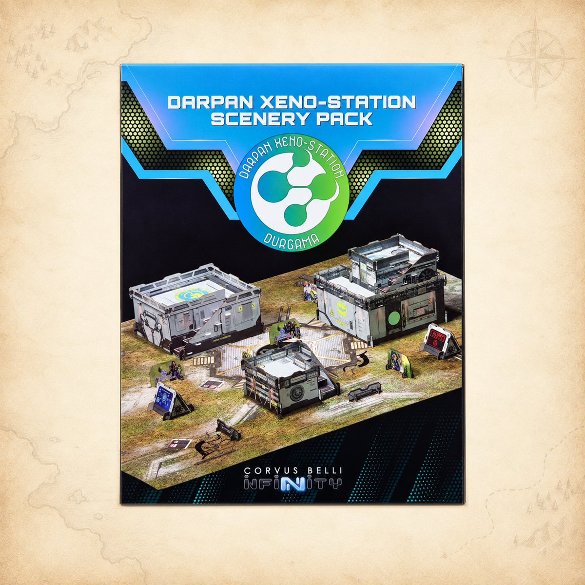 Infinity: Darpan Xeno-Station Scenery Pack, box front