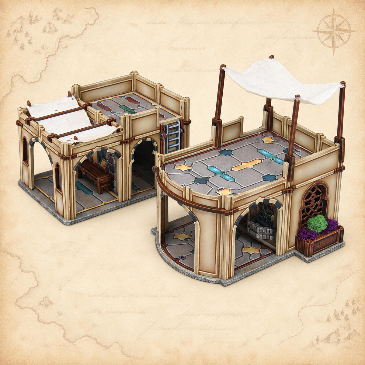 Infinity: Alcazaba Utility Buildings, angle