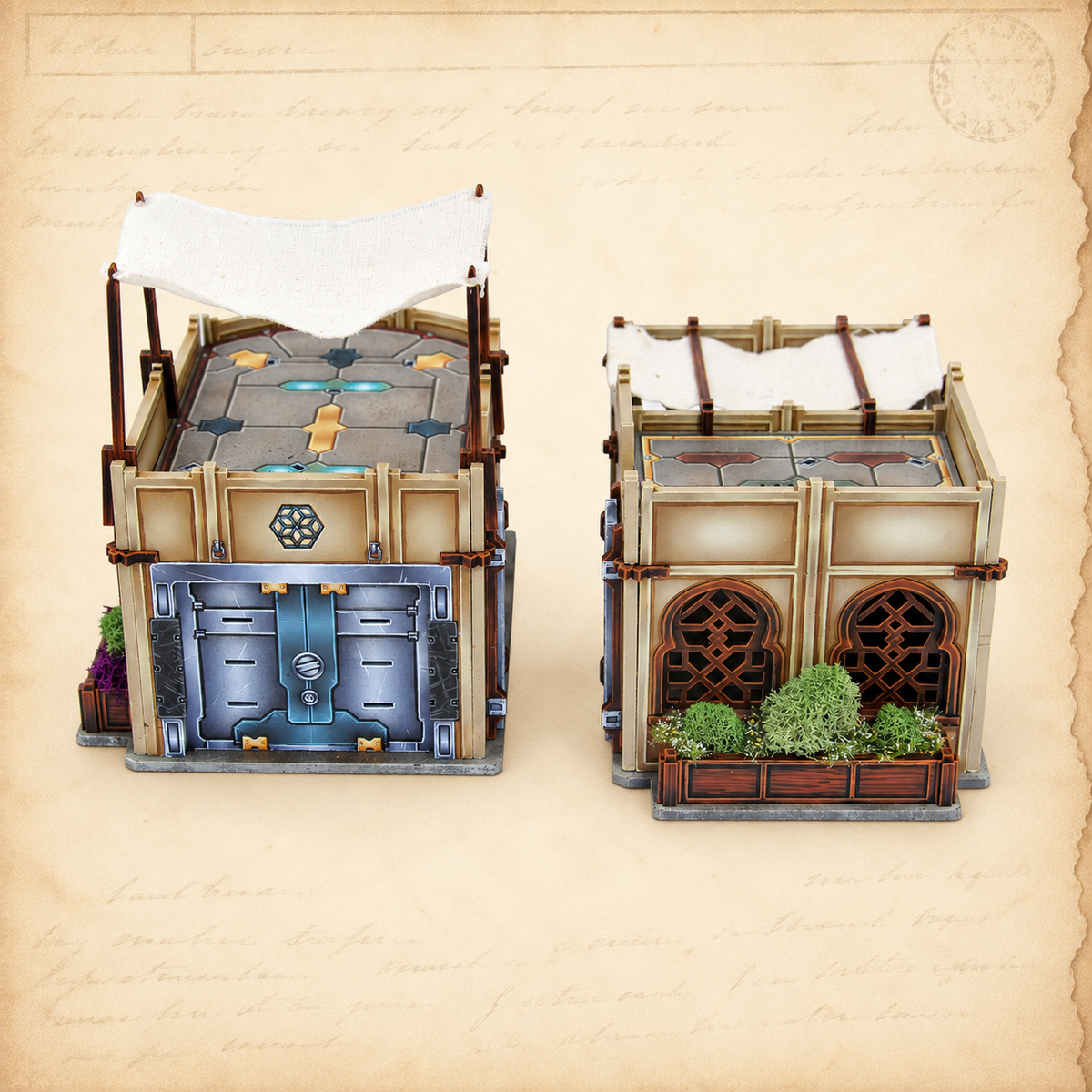 Infinity: Alcazaba Utility Buildings, front