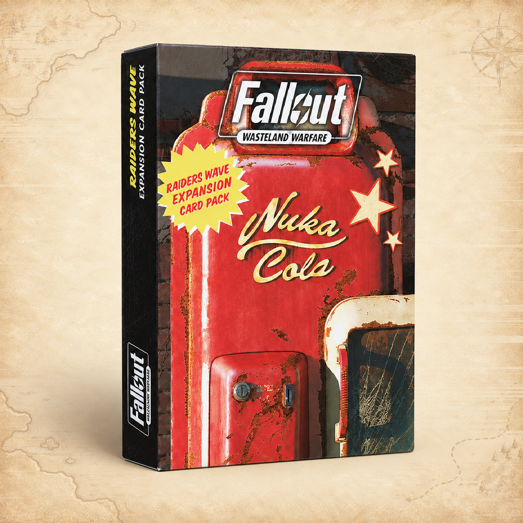 Fallout: Wasteland Warfare Raiders | Wave Expansion Card Pack, box front