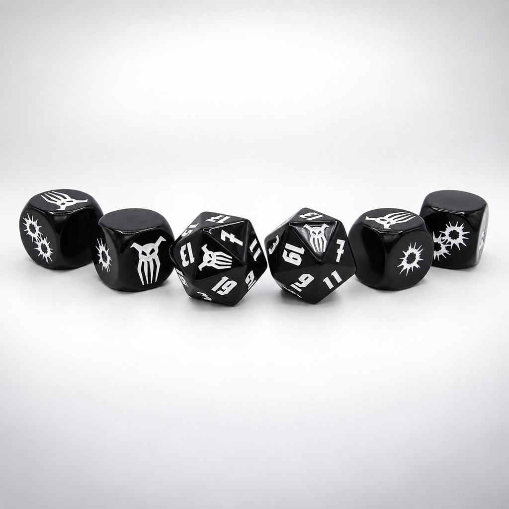 Achtung! Cthulhu: 2d20 Black Sun Dice Set, product