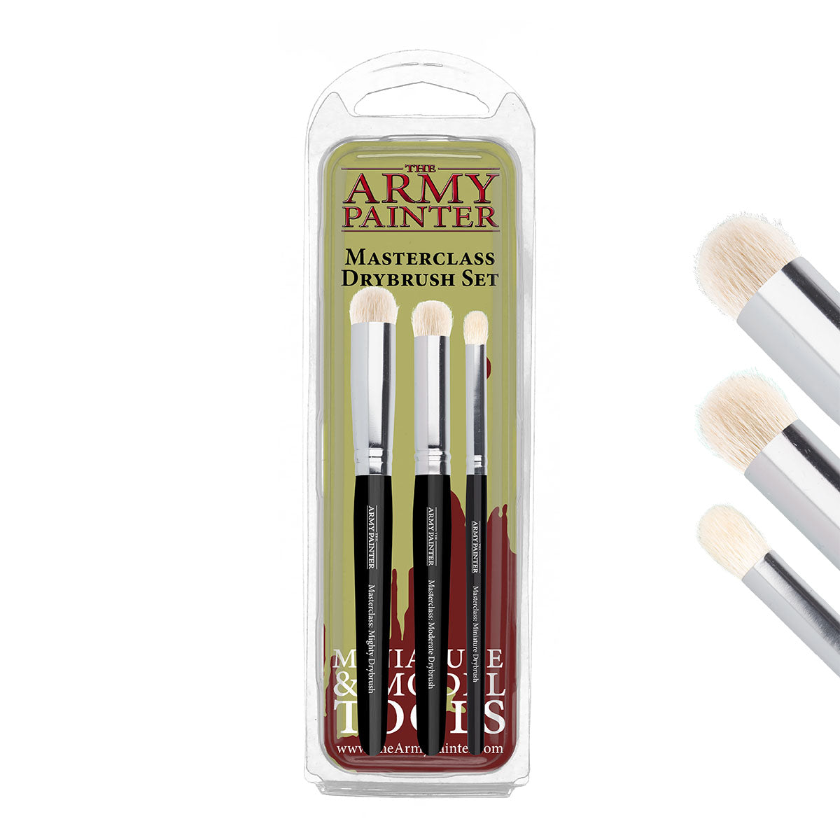 Army Painter: Masterclass Dry Brush Set, 3 Pcs