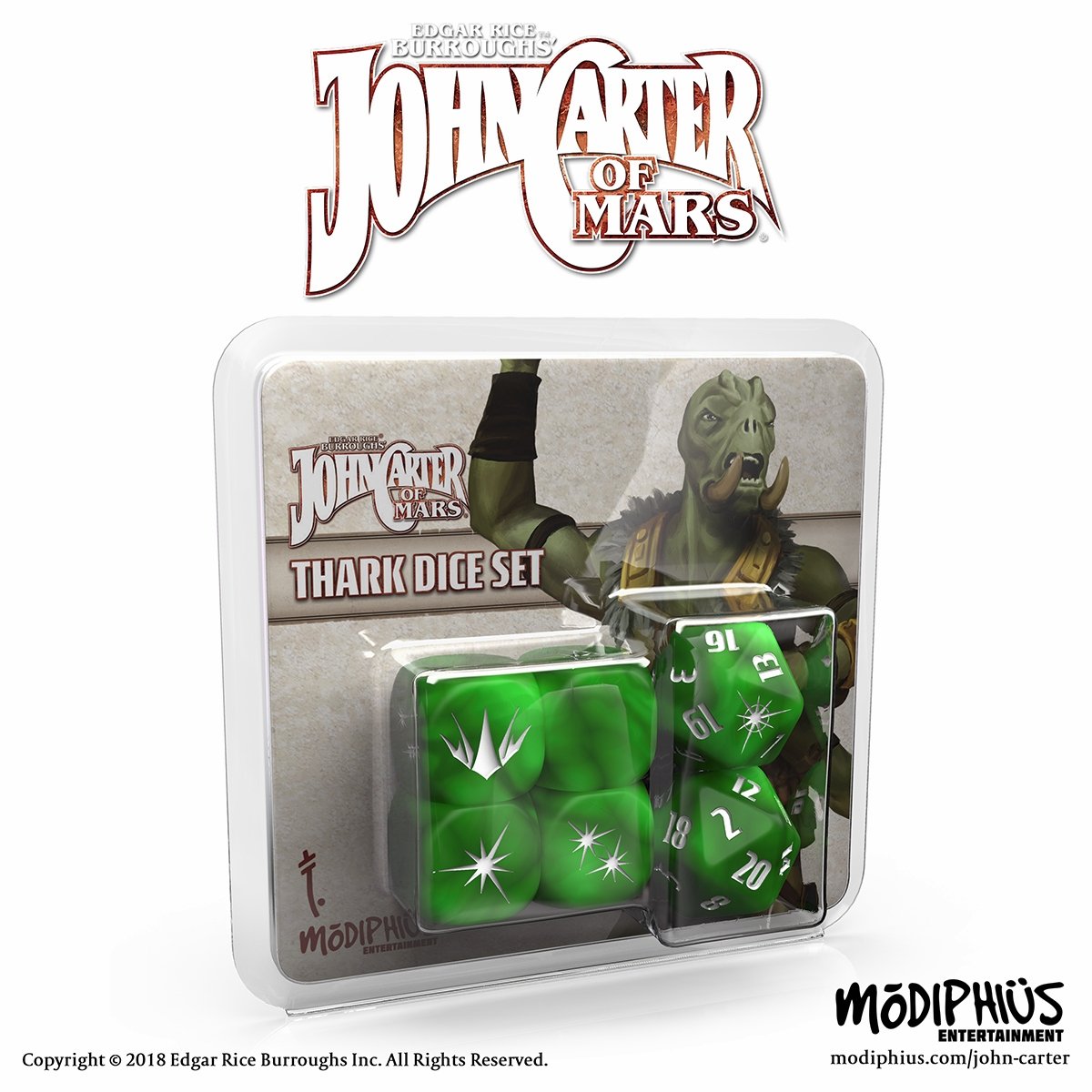 Modiphius: John Carter Thark Dice Set