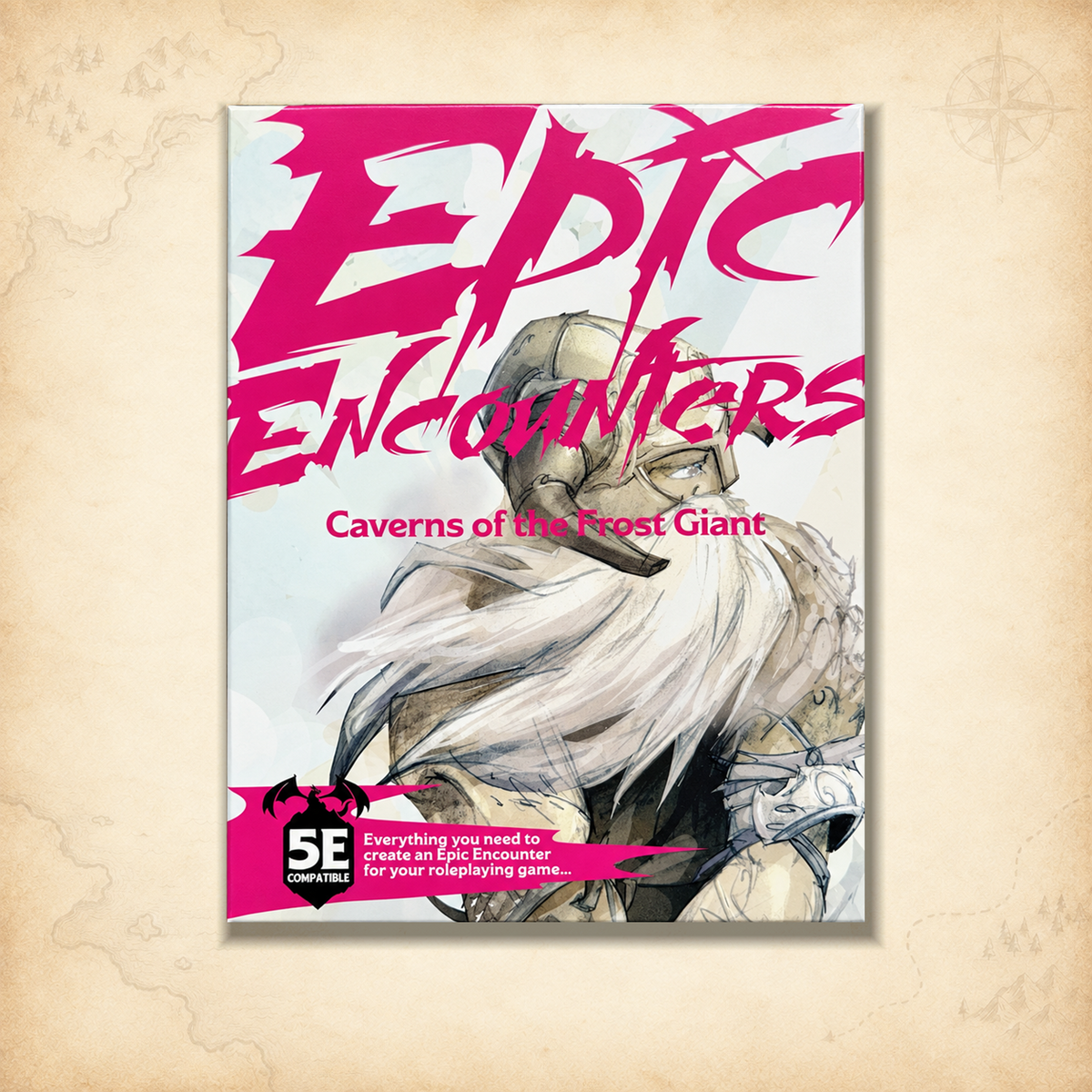 Epic Encounters: Caverns of the Frost Giant, box front