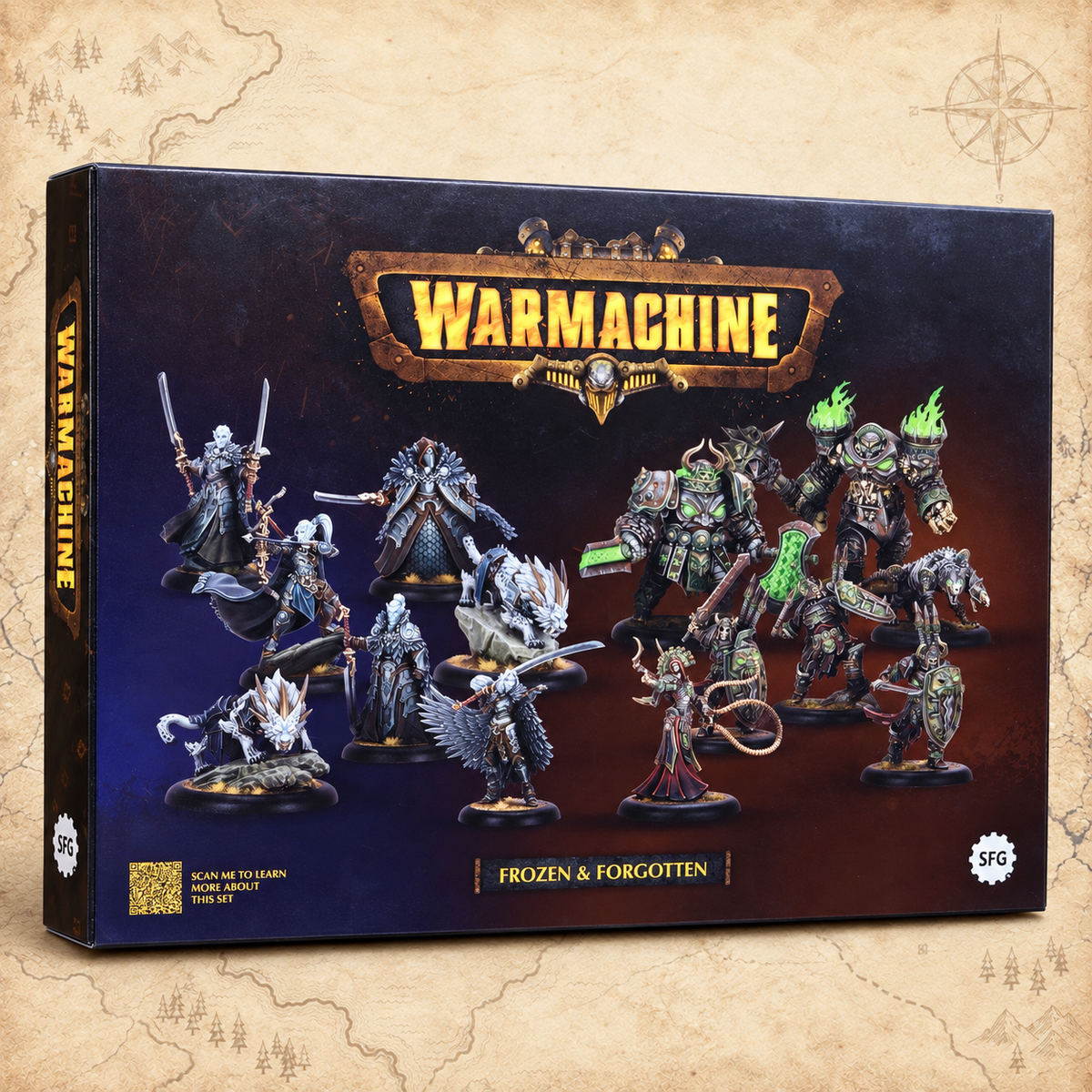 Warmachine: Frozen & Forgotten, 2-Player Starter Set (HIPS), box front