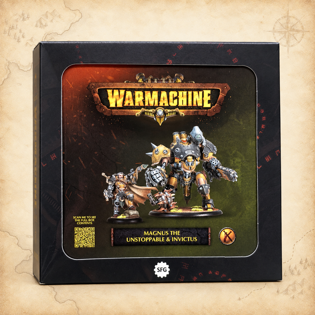 Warmachine: Magnus the Unstoppable and Invictus, box front