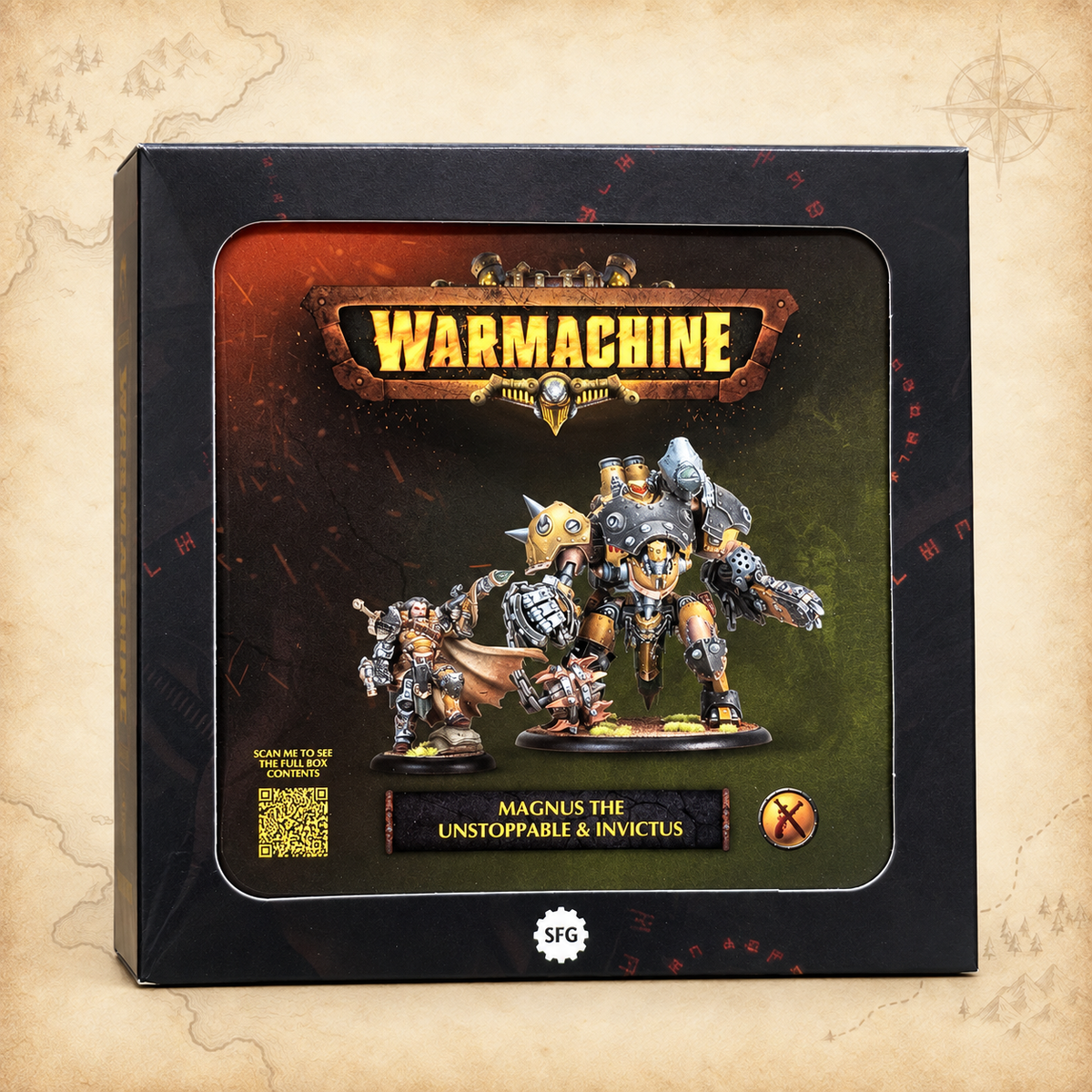 Warmachine: Magnus the Unstoppable and Invictus, box front