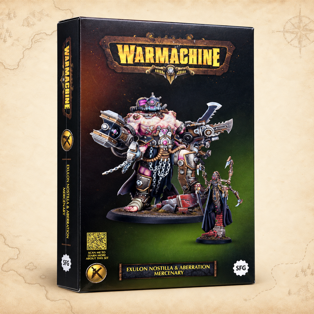 Warmachine: Exulon Nostilla and Aberration (HIPS), box front