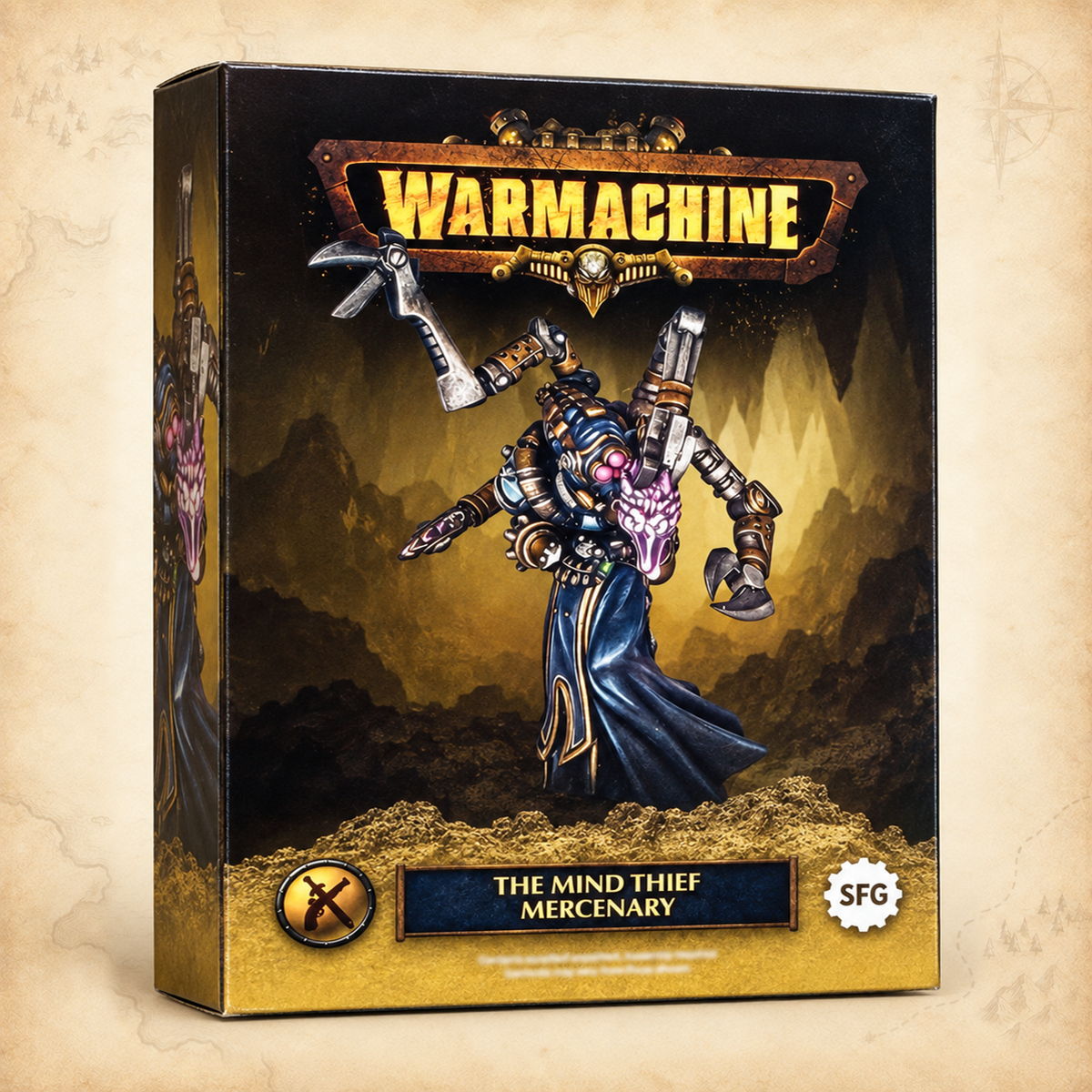 Warmachine: The Mind Thief, box front