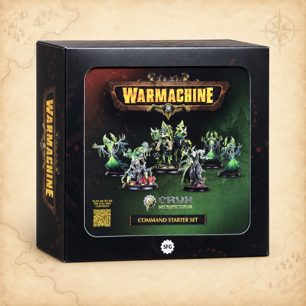 Warmachine: Cryx Necrofactorium Command Starter, box front