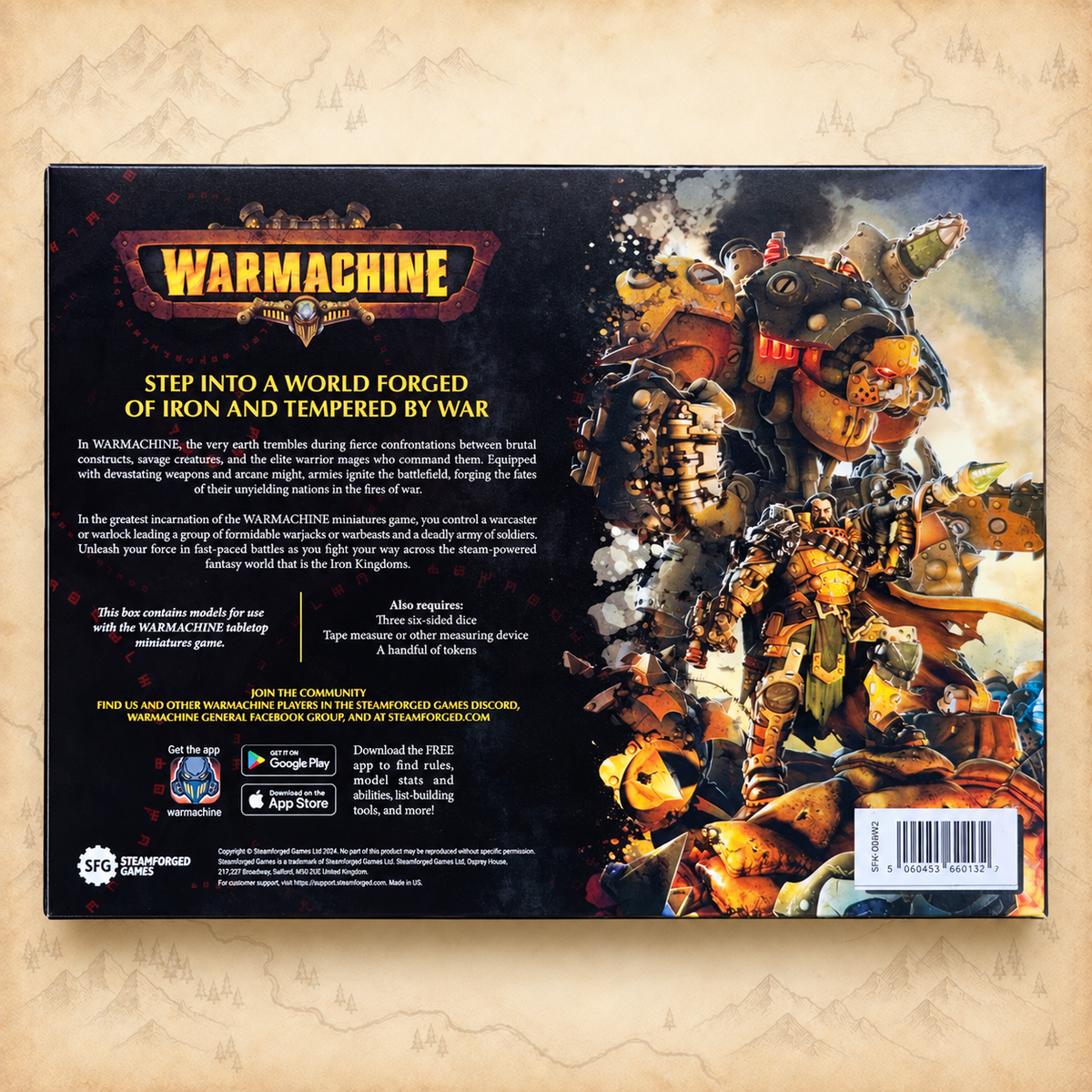 Warmachine: Cygnar Storm Legion Auxiliary Expansion, box back