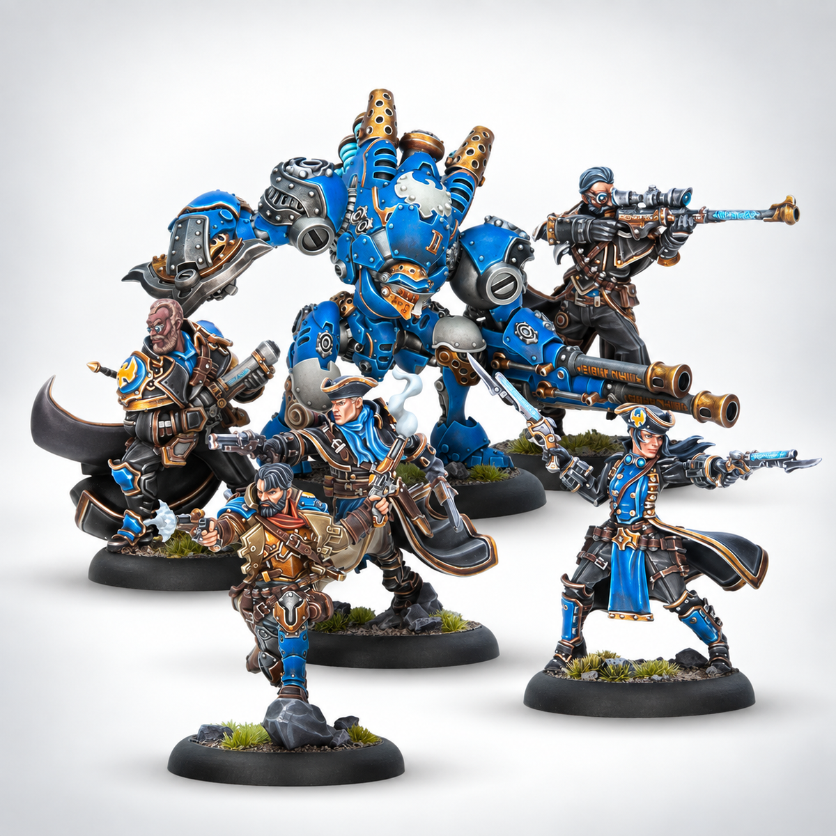 Warmachine: Cygnar Hellslingers Command Cadre, product