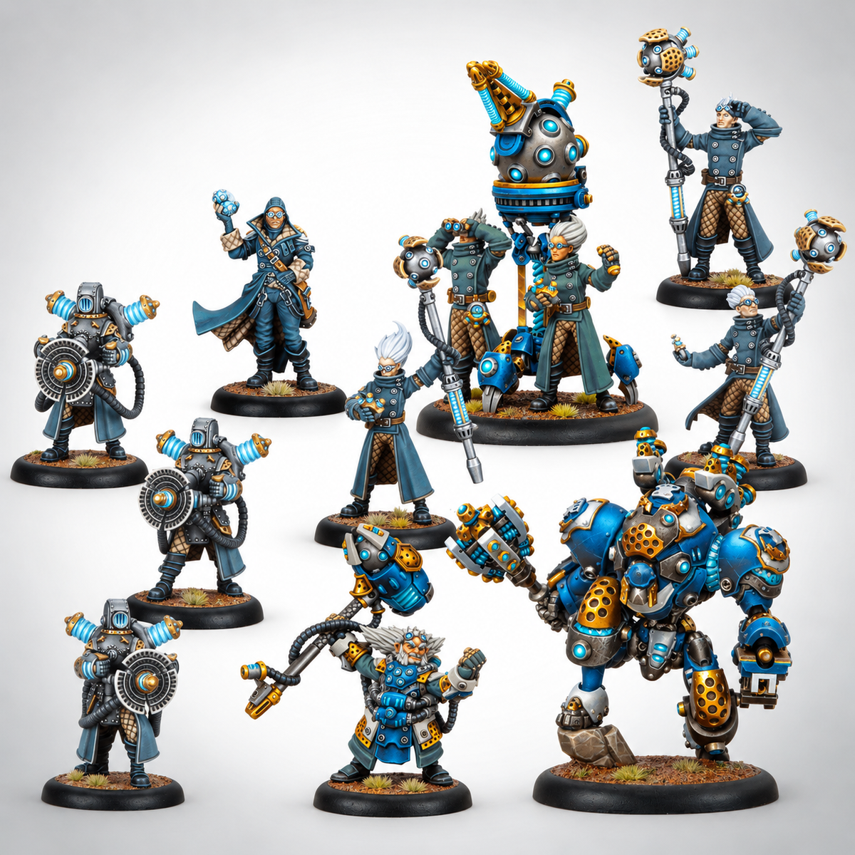 Warmachine: Cygnar Storm Forge Command Cadre, product