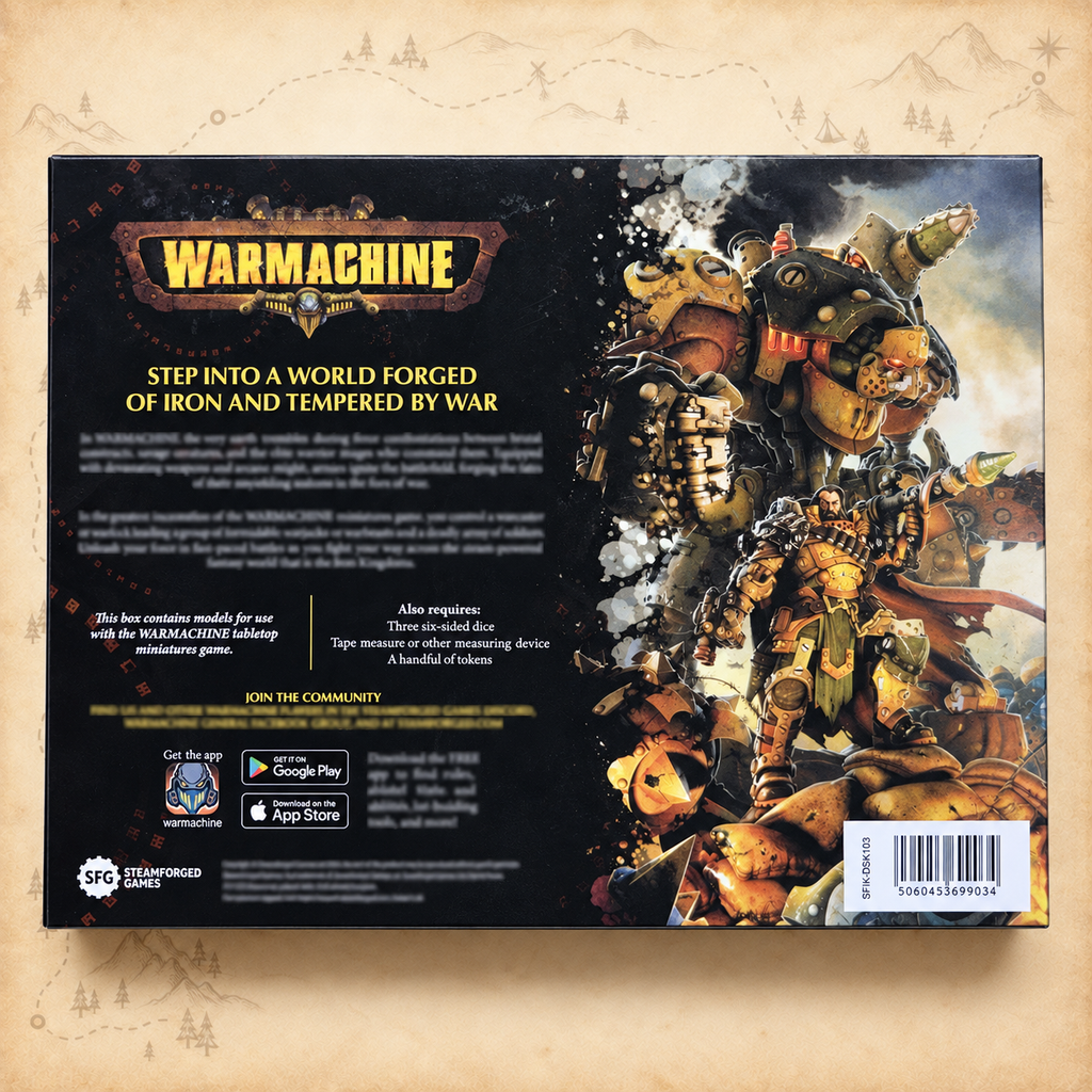 Warmachine: Dusk House Kallyss Core Expansion, box back