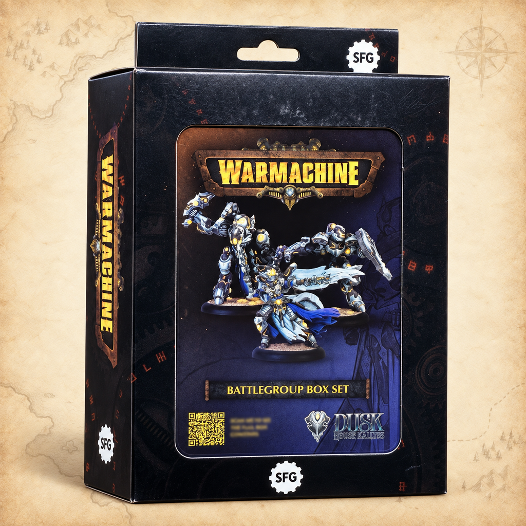 Warmachine: Dusk House Kallyss Battlegroup Box, box front