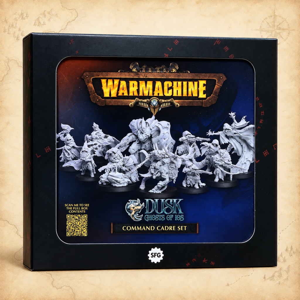Warmachine: Dusk Ghosts of Ios Command Cadre, box front