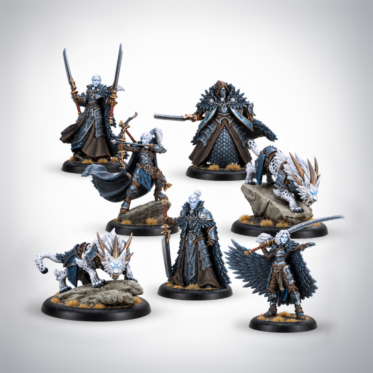 Warmachine: Dusk Final Hunt Command Cadre (HIPS), product