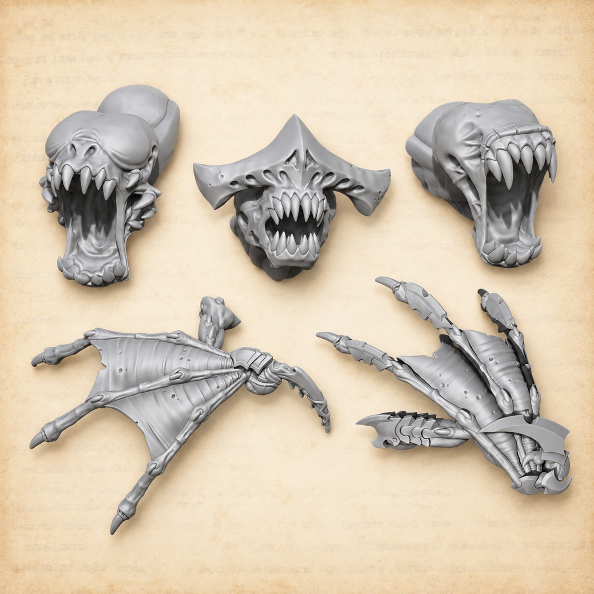 Warmachine: Dusk Fane of Nyrro Heavy Warbeast, what's in the box