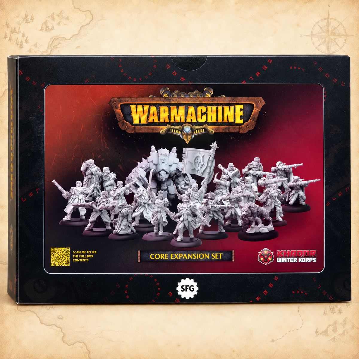 Warmachine: Khador Winter Korps Core Expansion, box front