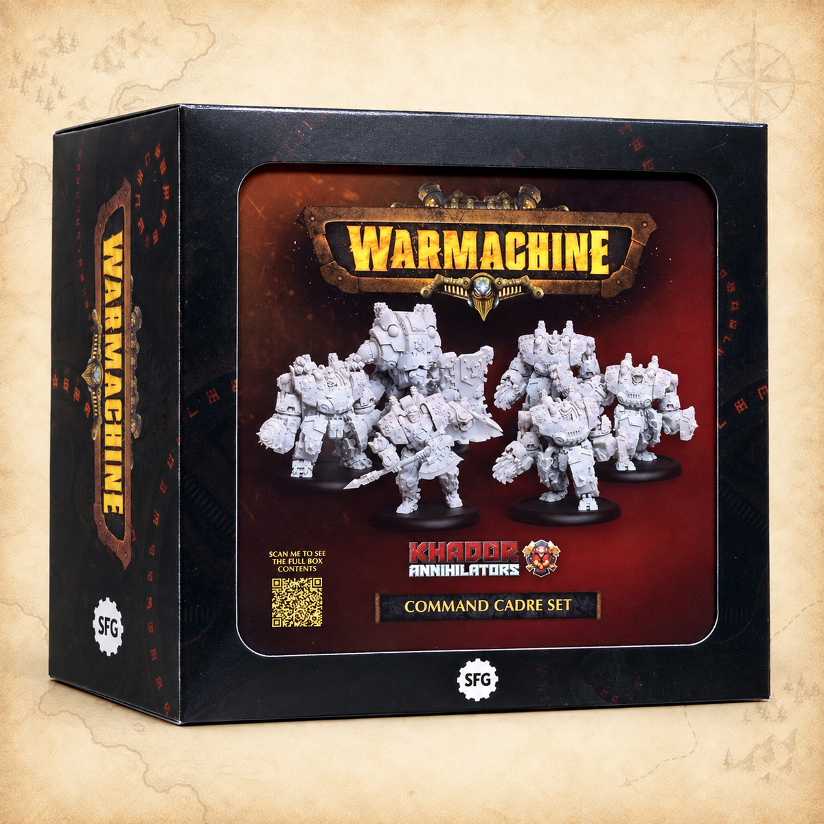 Warmachine: Khador Annihilators Command Cadre, box front