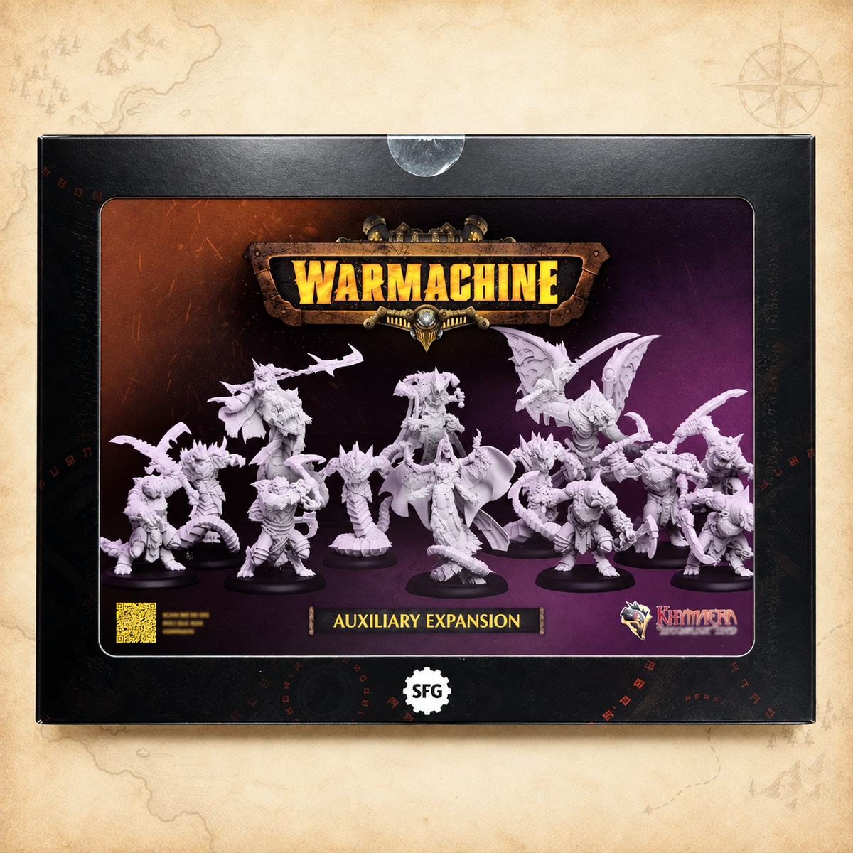 Warmachine: Khymaera Shadowflame Shard Auxiliary Expansion, box front