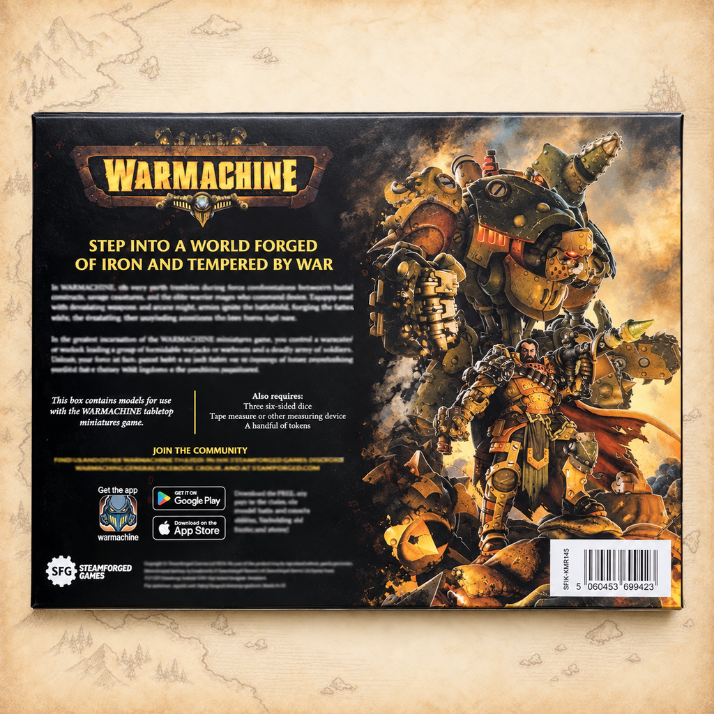 Warmachine: Khymaera Shadowflame Shard Auxiliary Expansion, box back