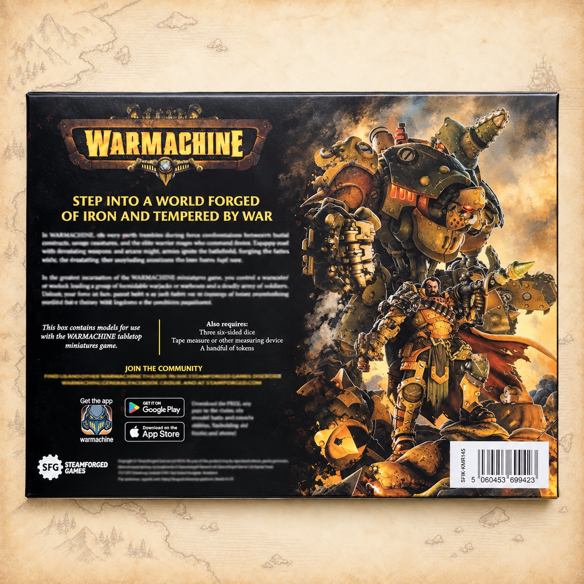 Warmachine: Khymaera Shadowflame Shard Auxiliary Expansion, box back