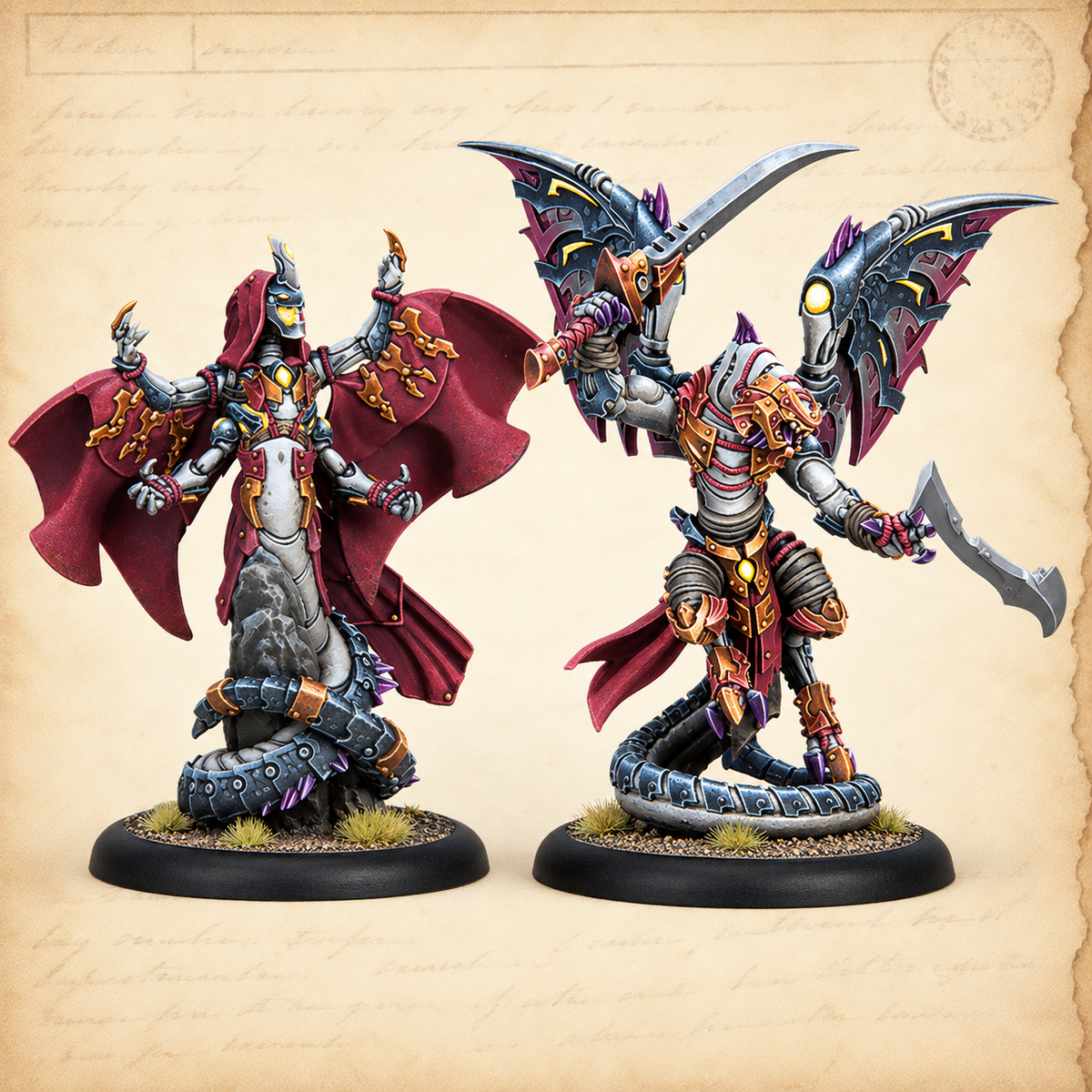 Warmachine: Khymaera Shadowflame Shard Auxiliary Expansion, closeup