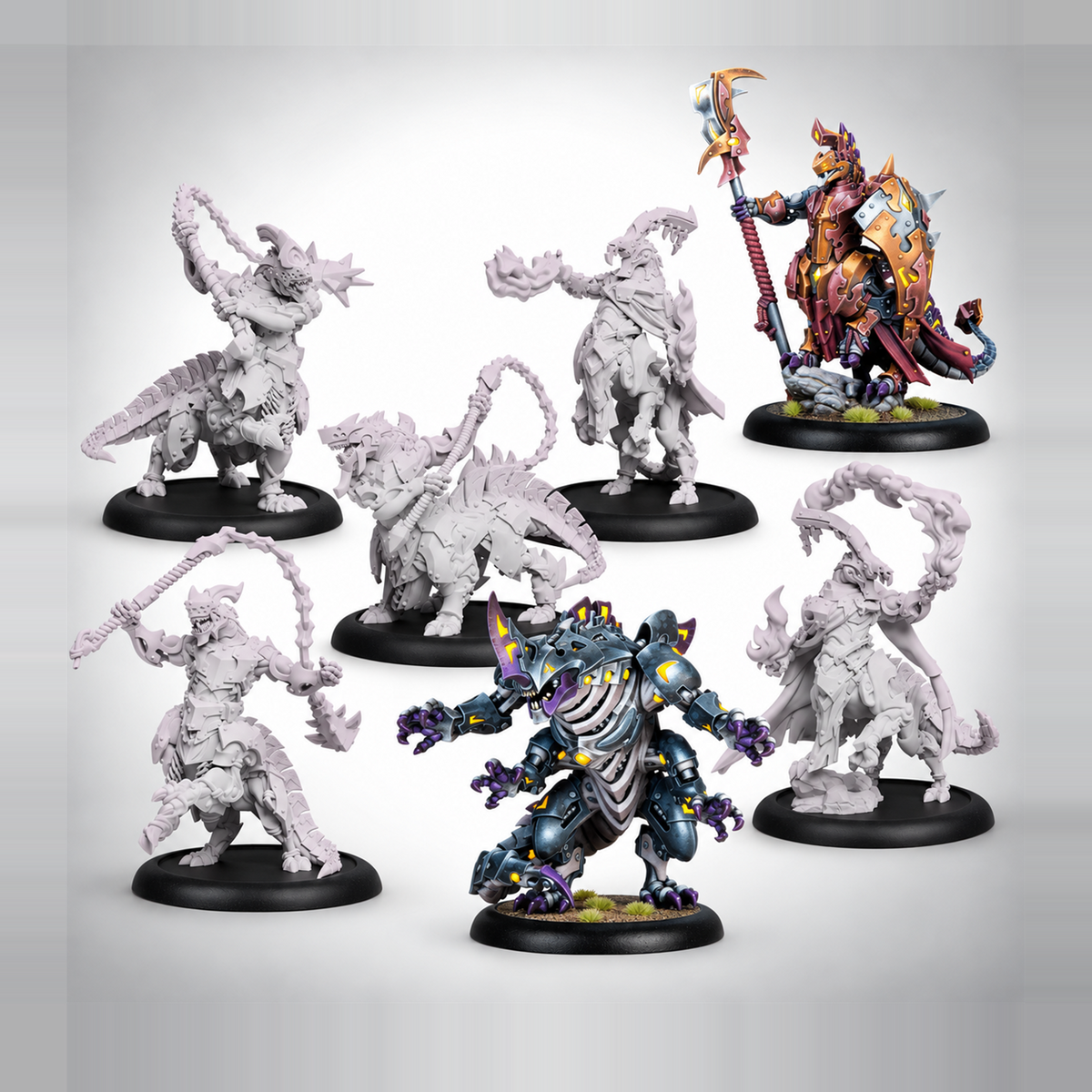 Warmachine: Khymaera Shard Incarnates Command Cadre, product