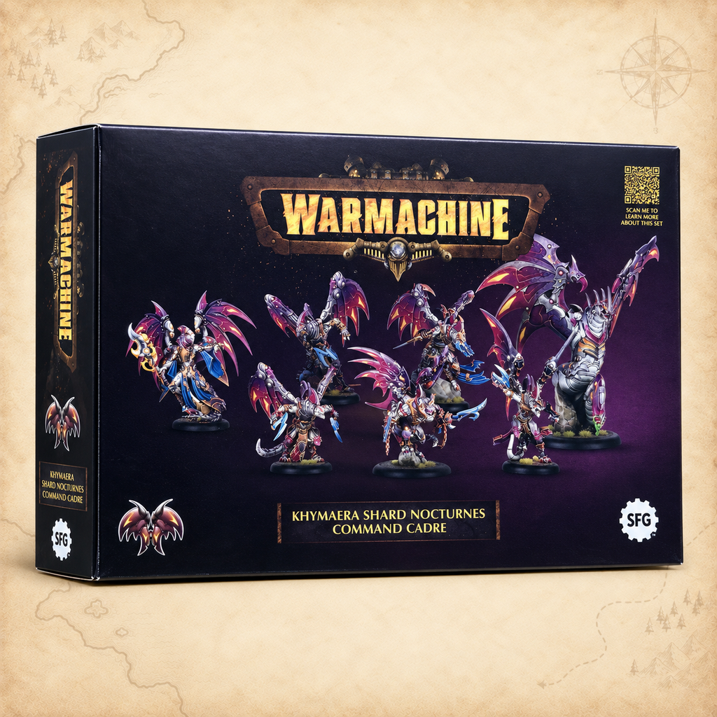 Warmachine: Khymaera Shadowflame Shard Command Starter (HIPS), box front