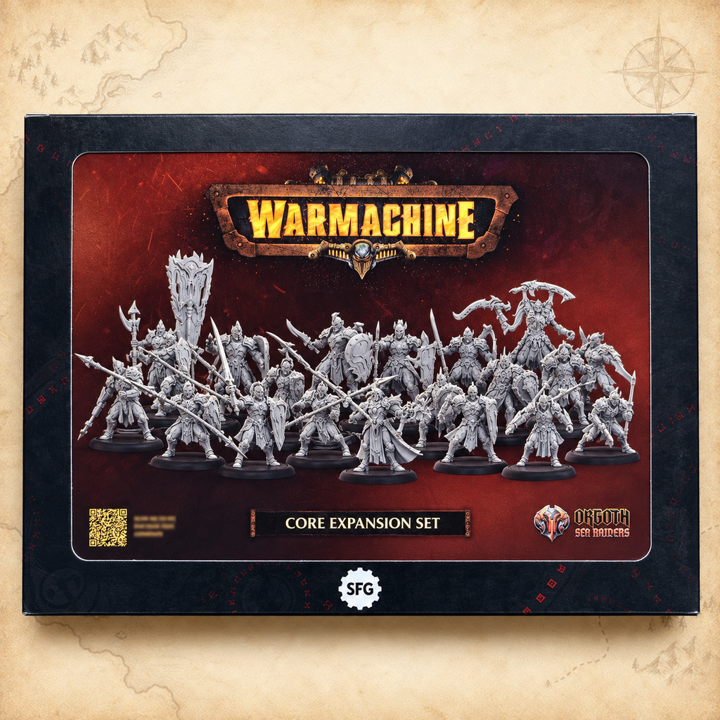 Warmachine: Orgoth Sea Raiders Core Expansion, box front